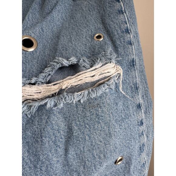 Carmar Emelia Jeans Ring Gia Non-Stretch Distressed Grommet - Picture 8 of 12